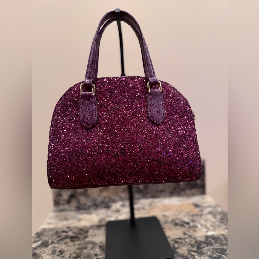 Kate Spade Laurel Way Glitter Mini Reiley Handbag & Cardholder 2FER - Picture 7 of 14